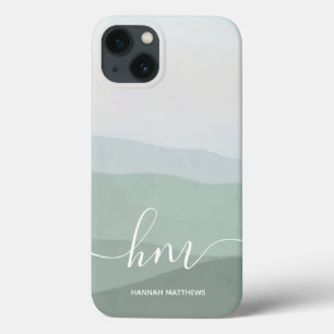 Case-Mate iPhone Case Paysage Abstrait de la Montagne Verte