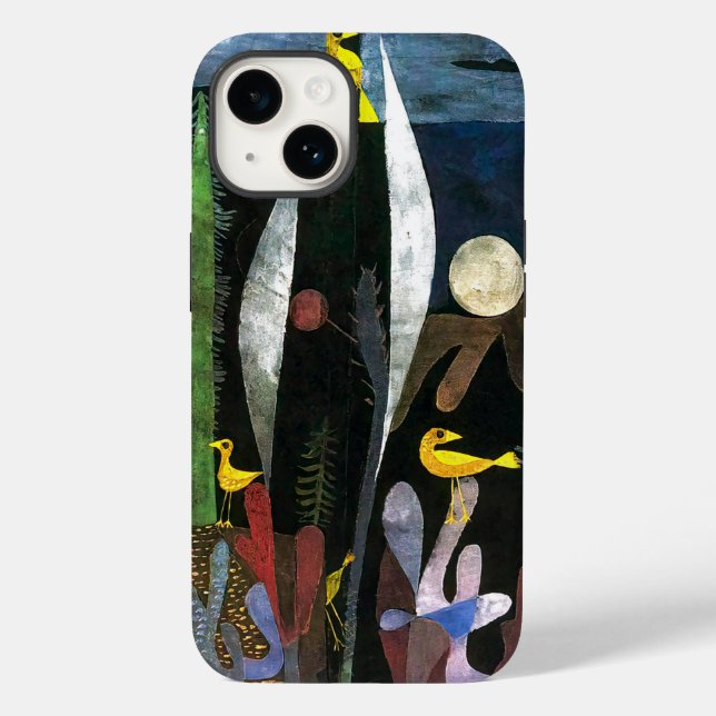 Coques Case-Mate iPhone Paysage aux oiseaux jaunes | Paul Klee | (Verso)