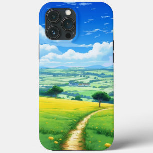 Case-Mate iPhone Case Paysage avec nuages et arbres