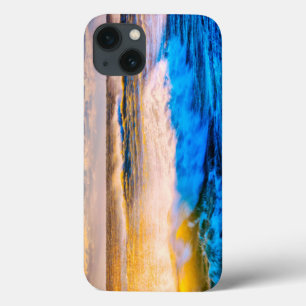 Etui iPhone 13 Paysage côtier au lever du soleil