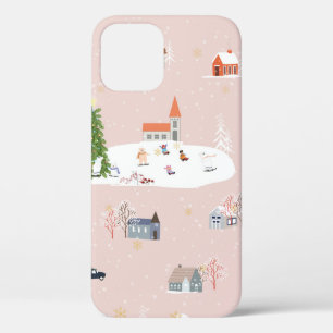 Case-Mate iPhone Case Paysage de Noël mignon et motif en t