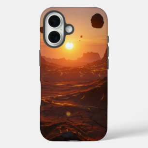 Coque Pour iPhone 16 Paysage désertique alien