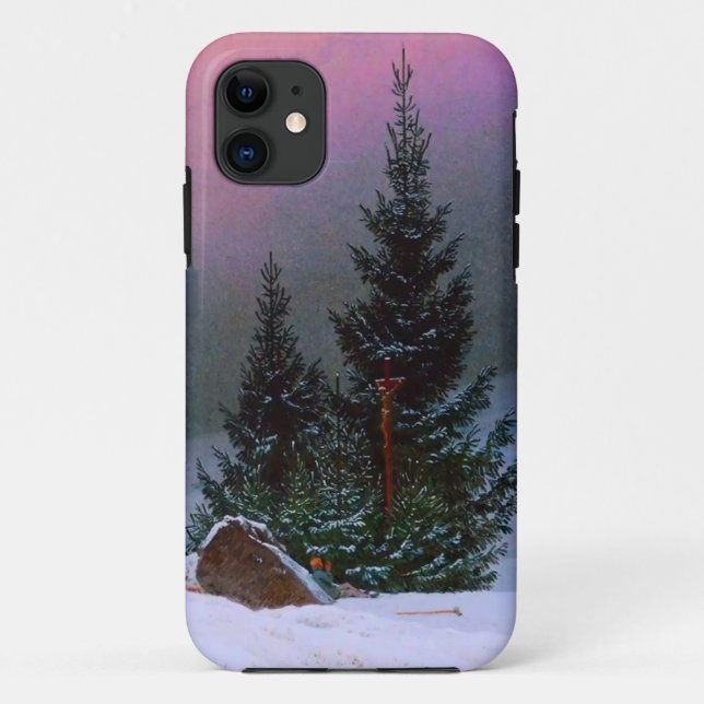 Coques Case-Mate iPhone Paysage d'hiver Caspar David Friedrich (Dos)