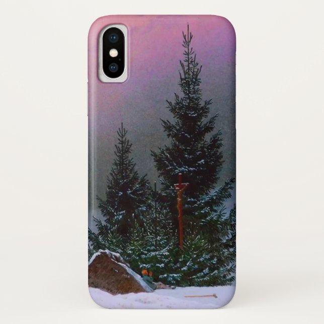 Coques Case-Mate iPhone Paysage d'hiver Caspar David Friedrich (Dos)