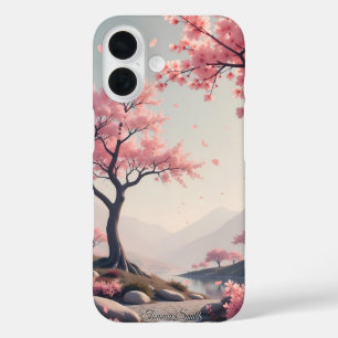 Coque Pour iPhone 16 Paysage Dreamy Cherry Blossom
