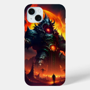 Coque iPhone 15 Mini Paysage du feu et de Brimstone 3