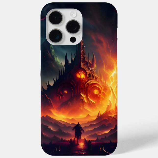 Coques Case-Mate iPhone Paysage du feu et de Brimstone 4 (Verso)