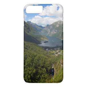 Coque iPhone 7 Plus Paysage du fjord de Geiranger, Norvège