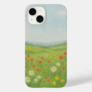 Coque Pour iPhone 14 Paysage du Fleur sauvage lunaire