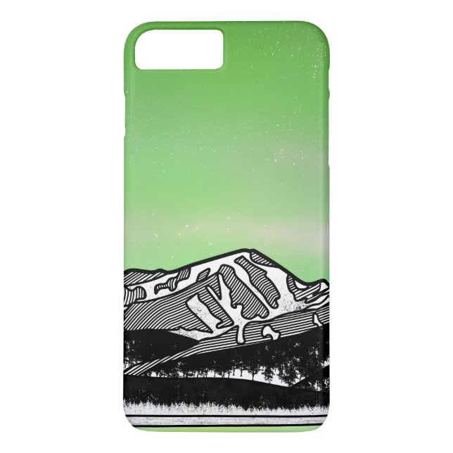 Coques Case-Mate iPhone Paysage du mont Elbret Green Mountain (Dos)