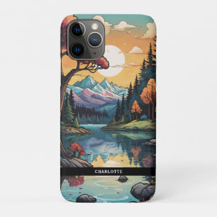 Case-Mate iPhone Case Paysage ensoleillé enchanté Lakeside Serenity