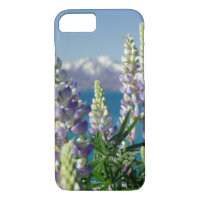 Paysage florissant Lupine Nouvelle-Zélande