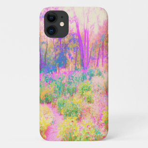 Case-Mate iPhone Case Paysage lumineux du jardin rose et corail