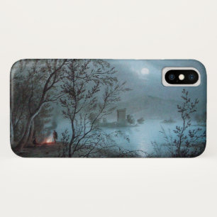 COQUE iPhone X   PAYSAGE ROMANTIQUE NOCTURNE EN BLEU