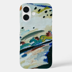 Coques iPhone 16 Paysage romantique par Wassily Kandinsky