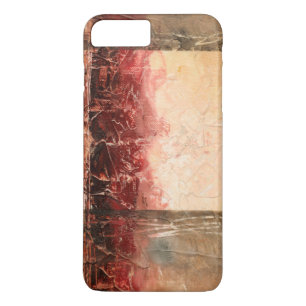 Coque iPhone 7 Plus Paysage rouge abstrait