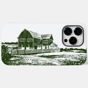 Coque Pour Pour iPhone 14 Pro Max Paysage rural maison de ferme de style coupe