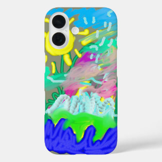 Coque Pour iPhone 16 Paysage surréaliste