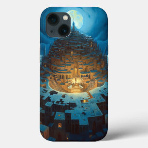 Case-Mate iPhone Case Paysage surréaliste Ville Maze Imaginaire Art
