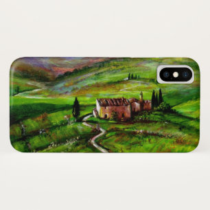 ETUI iPhone Case-Mate PAYSAGE TOSCANE AUX COLLINES VERTES