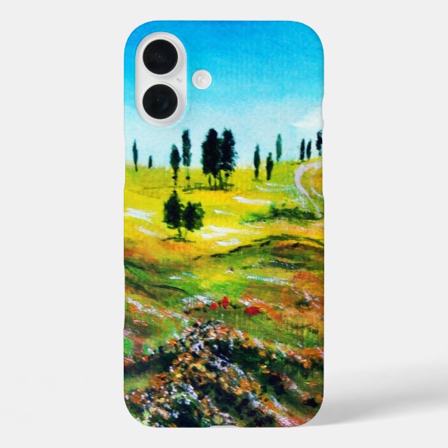 COQUES Case-Mate iPhone PAYSAGE TOSCANE AVEC POPIES (Verso)
