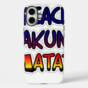 iPhone 16 Plus Case Peace Hakuna Matata Cadeaux Produits