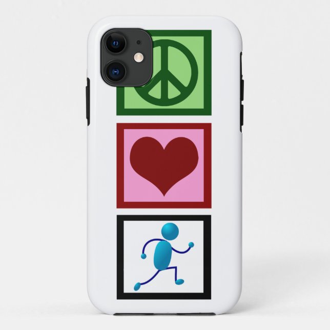 Coques Case-Mate iPhone Peace Love (Dos)