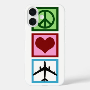 Coques iPhone 16 Peace Love