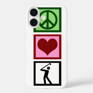 Coque Pour iPhone 16 Peace Love Golf
