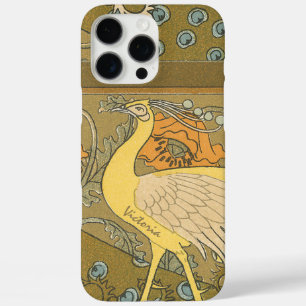 iPhone 16 Pro Max Case Peacock Art Déco