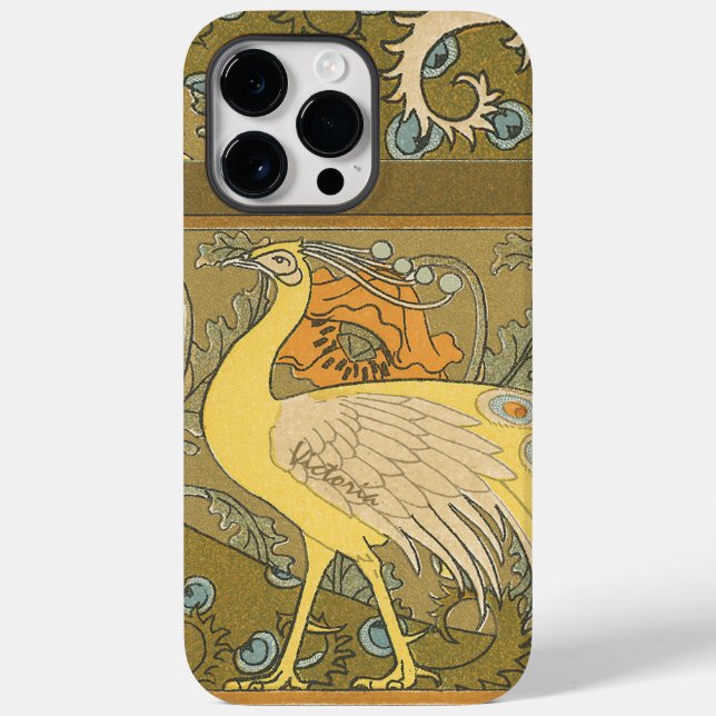 Coques Case-Mate iPhone Peacock Art Déco (Verso)