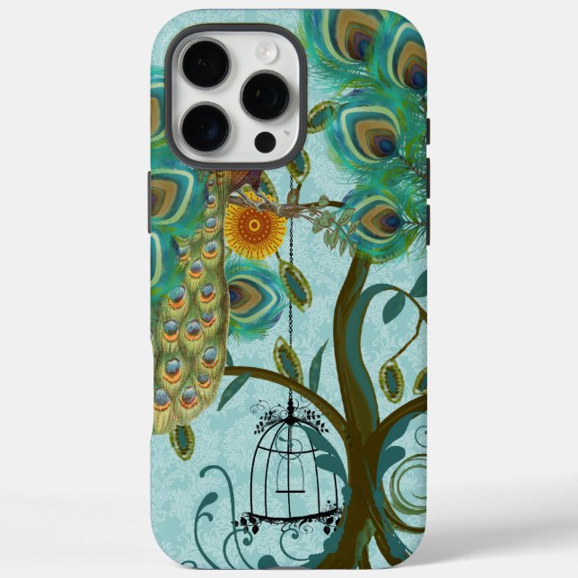 Coques Case-Mate iPhone Peacock Birdcage Damas (Verso)