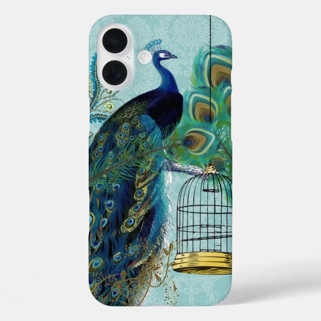 Coques Case-Mate iPhone Peacock Birdcage Damas (Verso)