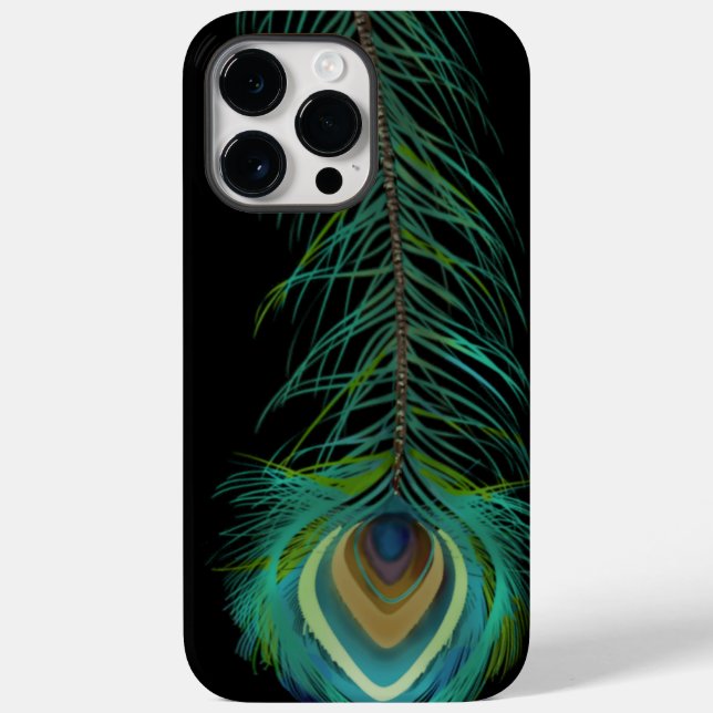 Coques Case-Mate iPhone Peacock Feather Vous Choisissez Couleur Arrière -  (Verso)