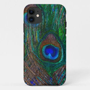 Etui iPhone Case-Mate Peacock Oeil Bleu Plumes Décor Design
