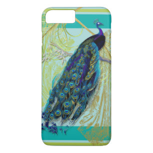 Etui iPhone Case-Mate Peacock vintage avec perruques gravées n Plumes Ar