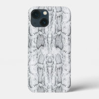Peau blanche Python Snake Print