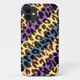 Coques Pour iPhone peau de fourrure poster de animal de bandes léopar