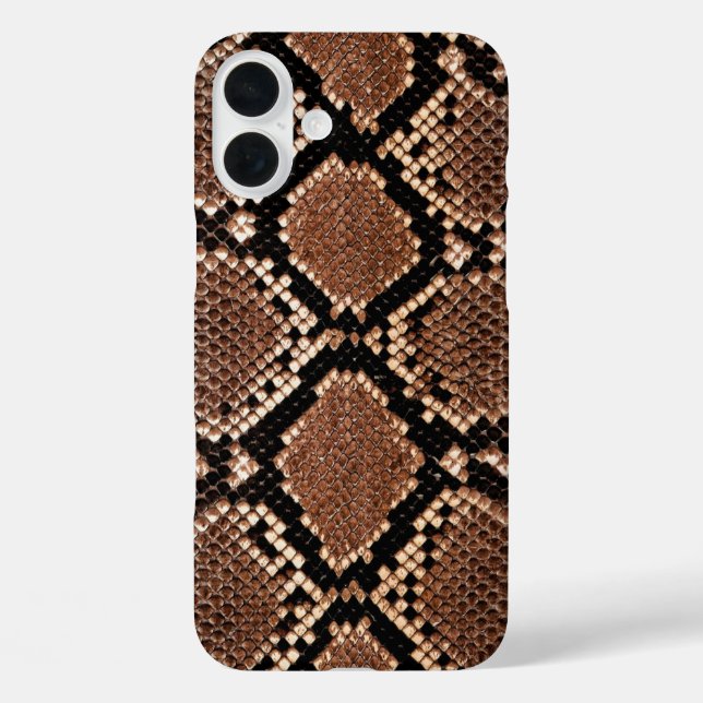 Coques Case-Mate iPhone Peau de serpent à crotale diamant (Verso)