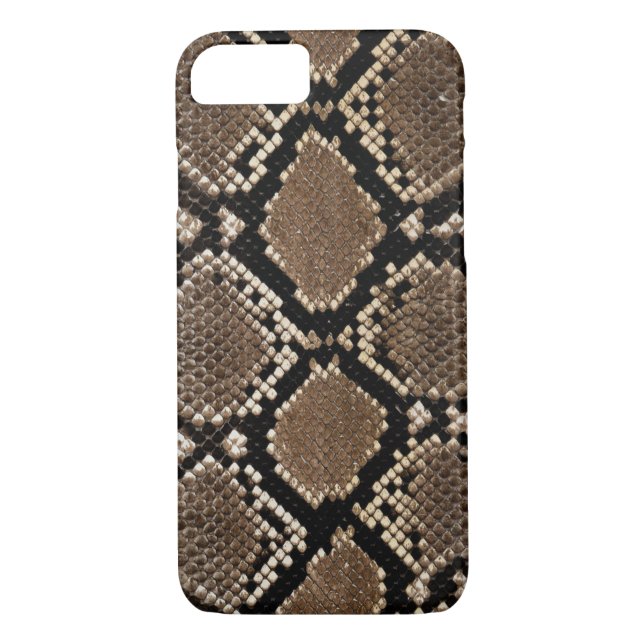 Coques Case-Mate iPhone Peau de serpent de python de Faux (Dos)