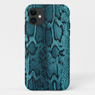 Coque Case-Mate Pour iPhone Peau de serpent de turquoise