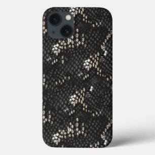 Case-Mate iPhone Case Peau de serpent noir avec Motif diamant