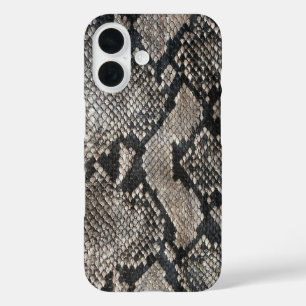 Coque Pour iPhone 16 Peau de serpent Python tendance - Rich Elegant Mod