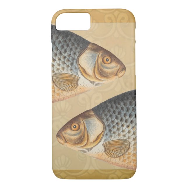 Coques Case-Mate iPhone Pêche à la carpe peinture à l'eau douce (Dos)