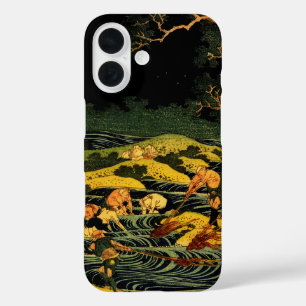 Coque Pour iPhone 16 Pêche à la lumière de la torche dans la province d