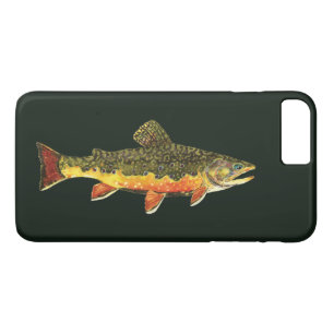 Coque Case-Mate Pour iPhone Pêche à la mouche à la truite de Brook Pêcheur à l