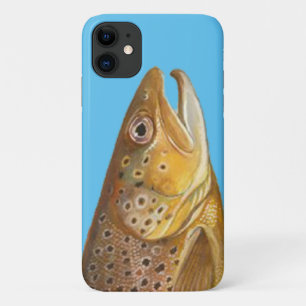 Case-Mate iPhone Case Pêche à la volée Truite Brown Tête de poisson - Im
