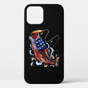 Case-Mate iPhone Case Pêche au Bass Poisson Drapeau Américain Pêche Patr