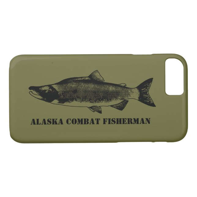 Coques Case-Mate iPhone Pêcheur de combat de l'Alaska (Dos (Horizontal))