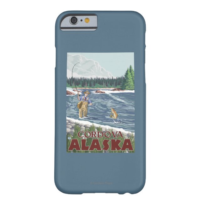 Coques Case-Mate iPhone Pêcheur de mouche - Cordova, Alaska (Dos)